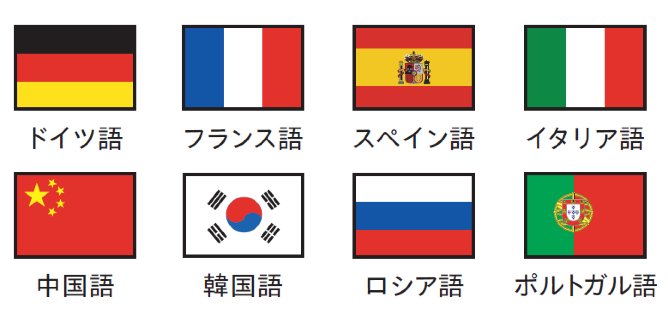 第二外国語学修にも最適